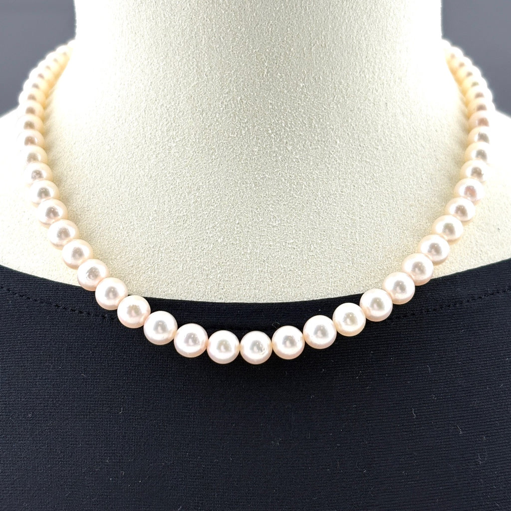 タサキ パール デザインネックレス シルバー 真珠 ネックレス SV パール レディース ブランドジュエリー 【中古】brjwl