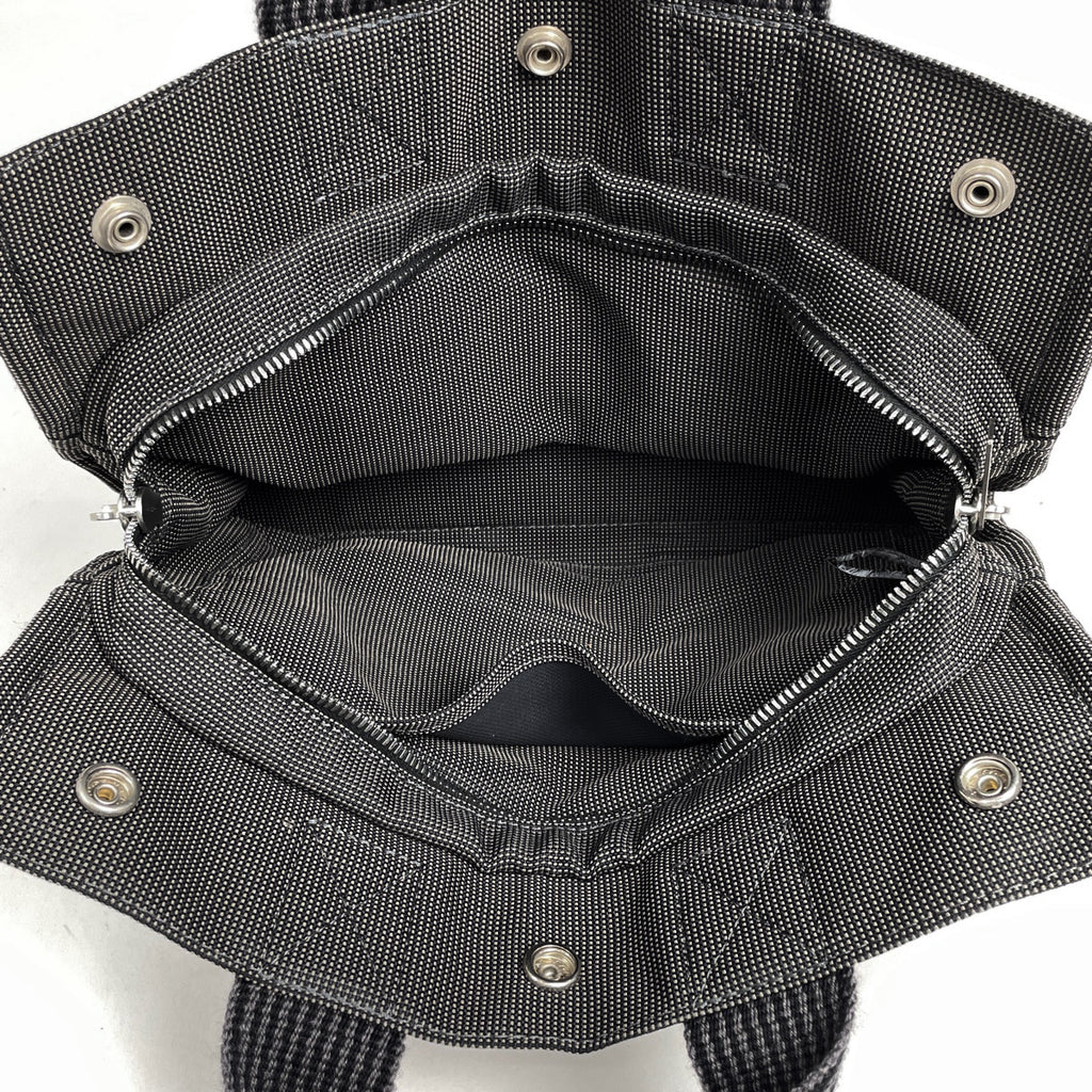 エルメス エールライン トート PM ハンドバッグ トートバッグ ナイロンキャンバス グレー レディース 【中古】brbag
