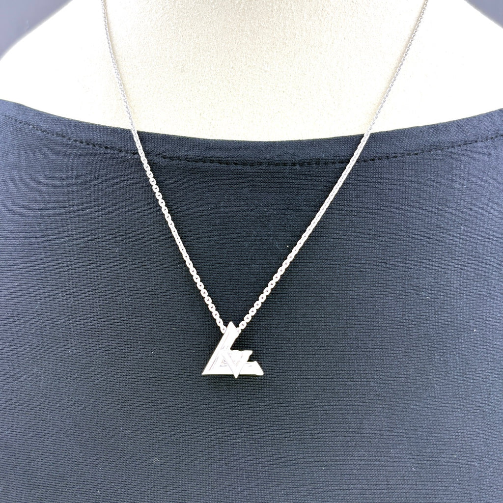 ルイ・ヴィトン ヴォルトワン ネックレス WG ホワイトゴールド ペンダント ダイヤモンド 1Pダイヤ ネックレス 750 ダイヤモンド レディース ブランドジュエリー 【中古】brjwl