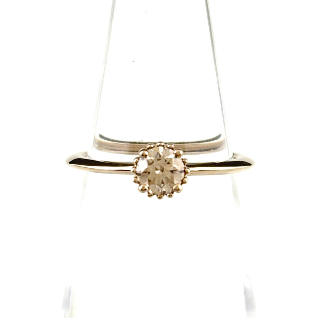 カシケイ ブラウンダイヤモンド リング BD ブラウンゴールド 指輪 リング 8号 K18 ブラウンダイヤモンド レディース ブランドジュエリー 【中古】brjwl