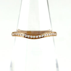 カルティエ バレリーナウェディング リング PG ピンクゴールド 指輪 メレダイヤ リング 11.5号 750 ダイヤモンド レディース ブランドジュエリー 【中古】brjwl