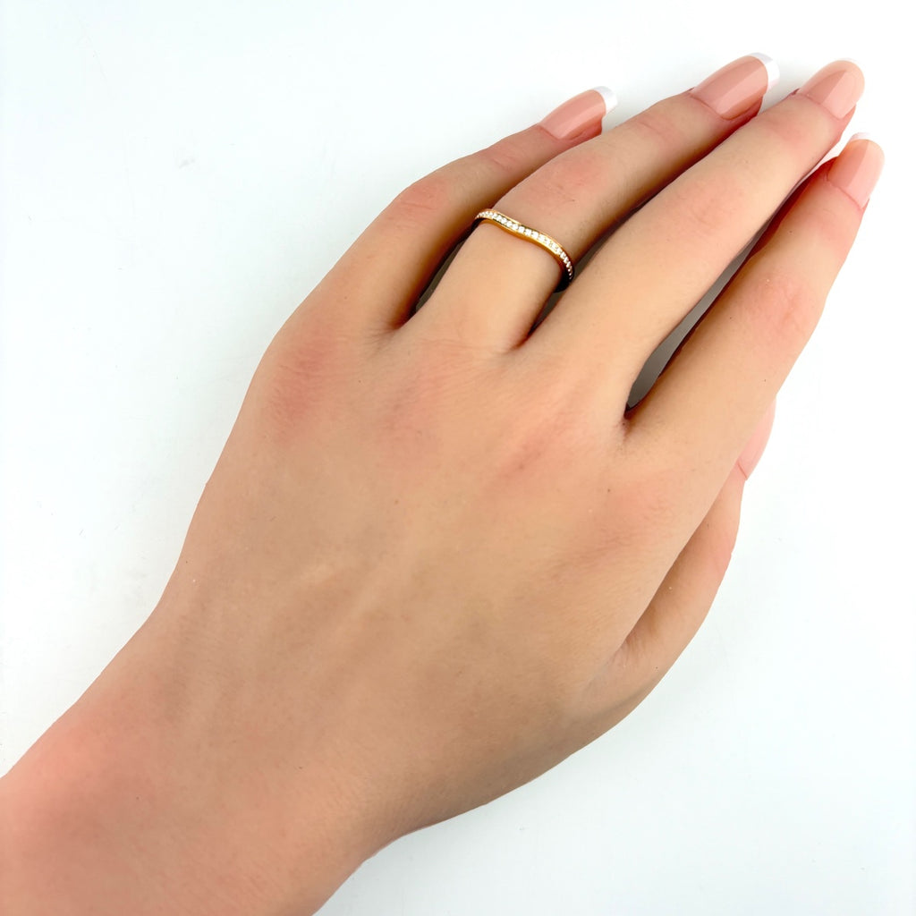 カルティエ バレリーナウェディング リング PG ピンクゴールド 指輪 メレダイヤ リング 11.5号 750 ダイヤモンド レディース ブランドジュエリー 【中古】brjwl