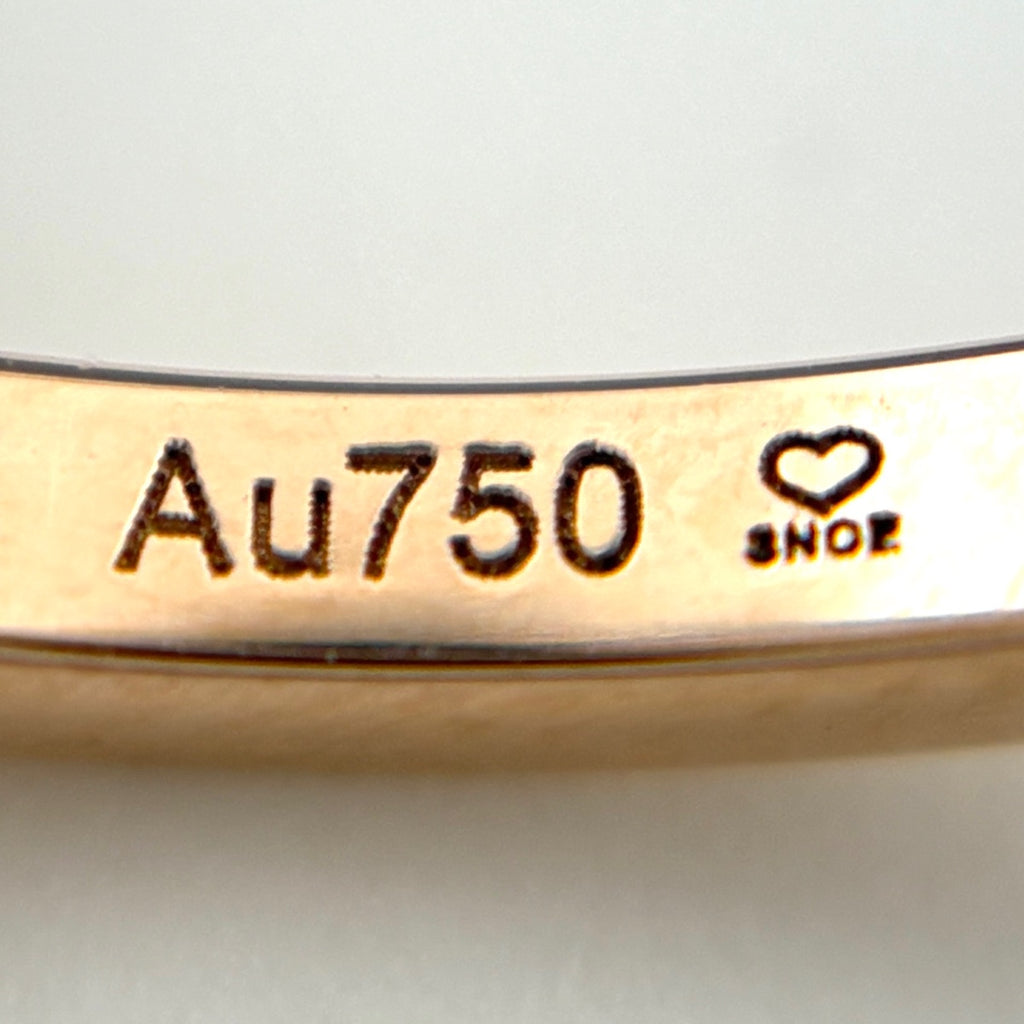 カルティエ バレリーナウェディング リング PG ピンクゴールド 指輪 メレダイヤ リング 11.5号 750 ダイヤモンド レディース ブランドジュエリー 【中古】brjwl