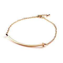 ティファニー PG 750 ブレスレット Tスマイル  レディース ブランドジュエリー 【中古】brjwl