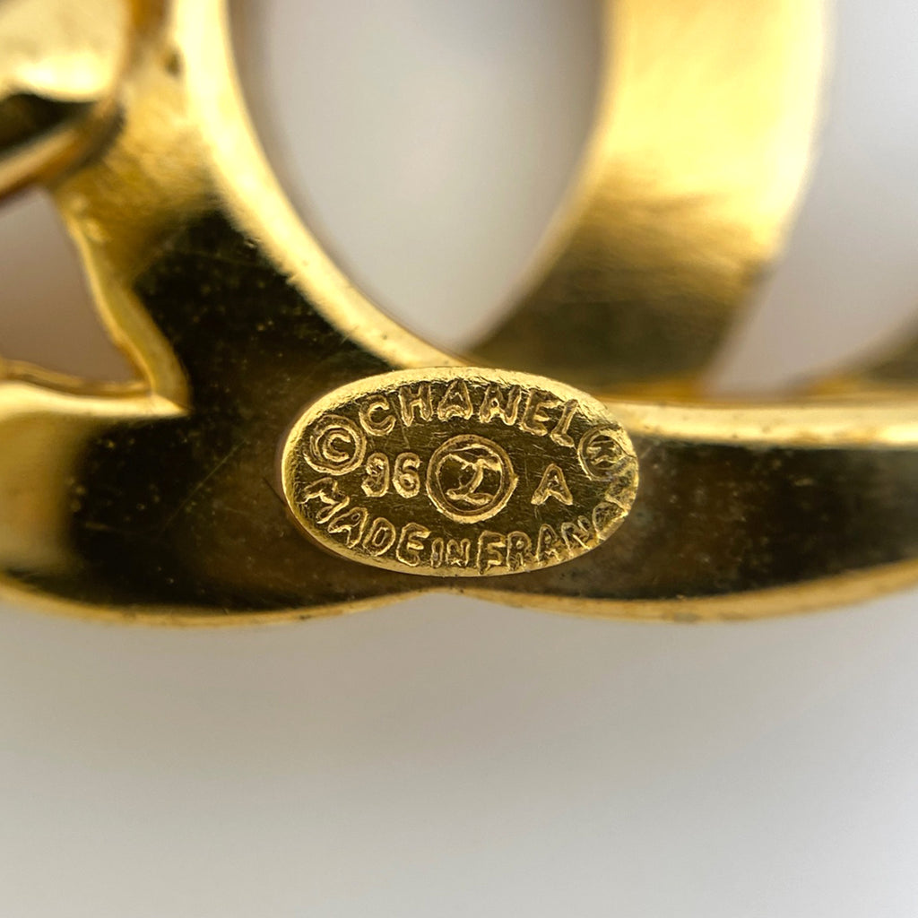 シャネル ココマーク チェーン ネックレス チョーカー ターンロック ネックレス GP ゴールド レディース 【中古】bracc