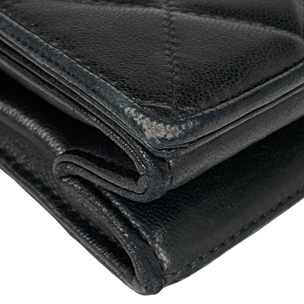 シャネル ココマーク チェーン ショルダーバッグ マトラッセ ショルダーバッグ ブラック レディース 【中古】brbag