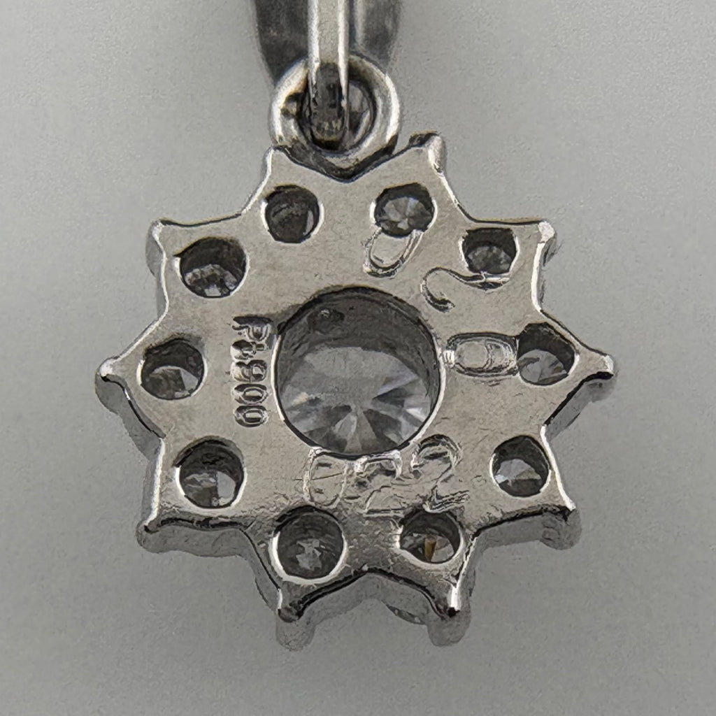 メレダイヤ ペンダントトップ プラチナ ペンダントトップ Pt900 ダイヤモンド レディース 【中古】nbjwl