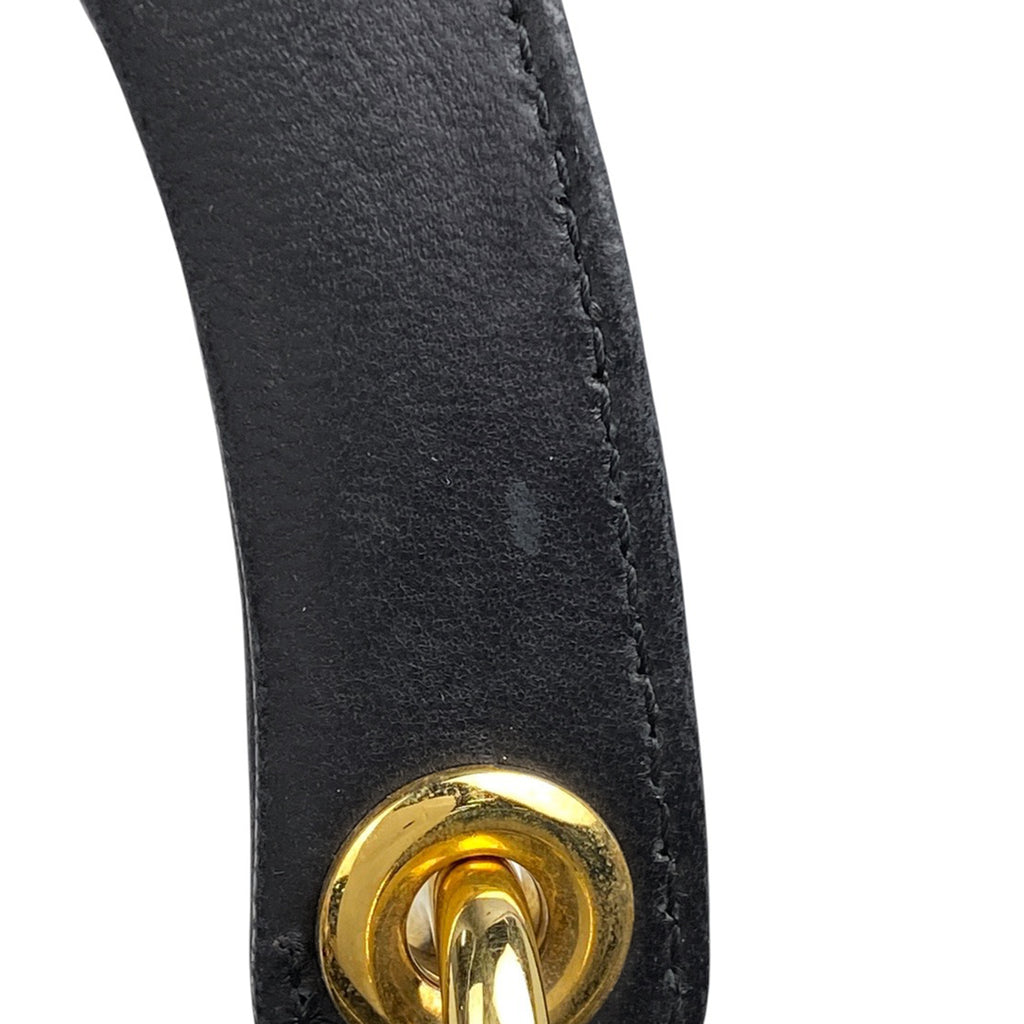 クリスチャンディオール レディディオール 2WAY ショルダーバッグ カナージュ ハンドバッグ レザー ブラック レディース 【中古】brbag