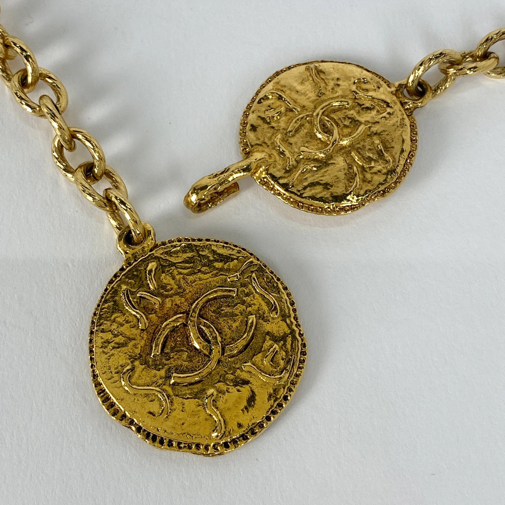 シャネル ココマーク チェーン ベルト GP ゴールド レディース 【中古】brbag