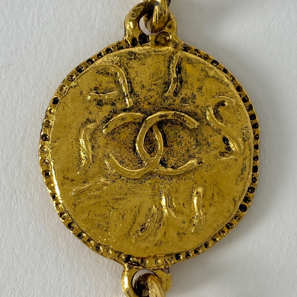 シャネル ココマーク チェーン ベルト GP ゴールド レディース 【中古】brbag