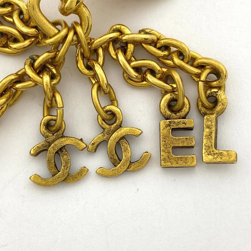 シャネル ココマーク イヤリング スイング ロゴ イヤリング GP ゴールド レディース 【中古】bracc