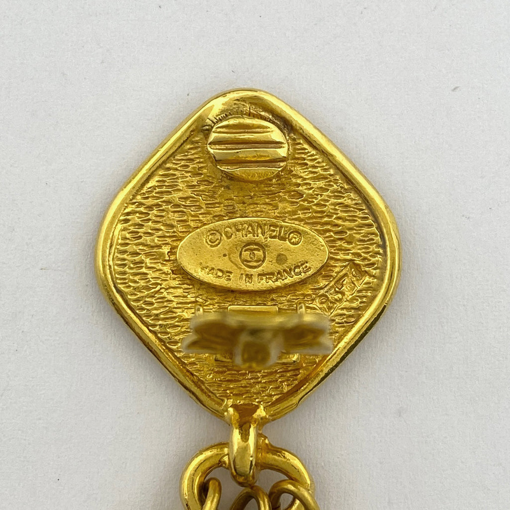 シャネル ココマーク イヤリング スイング ロゴ イヤリング GP ゴールド レディース 【中古】bracc