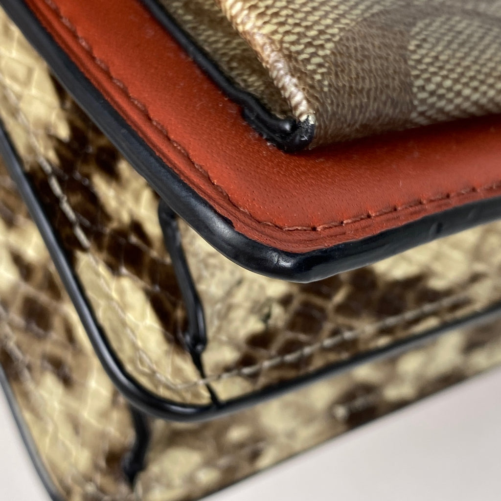 コーチ シグネチャー チェーン ショルダーバッグ スタッズ ショルダーバッグ レザー ブラック マルチカラー 9040 レディース 【中古】brbag