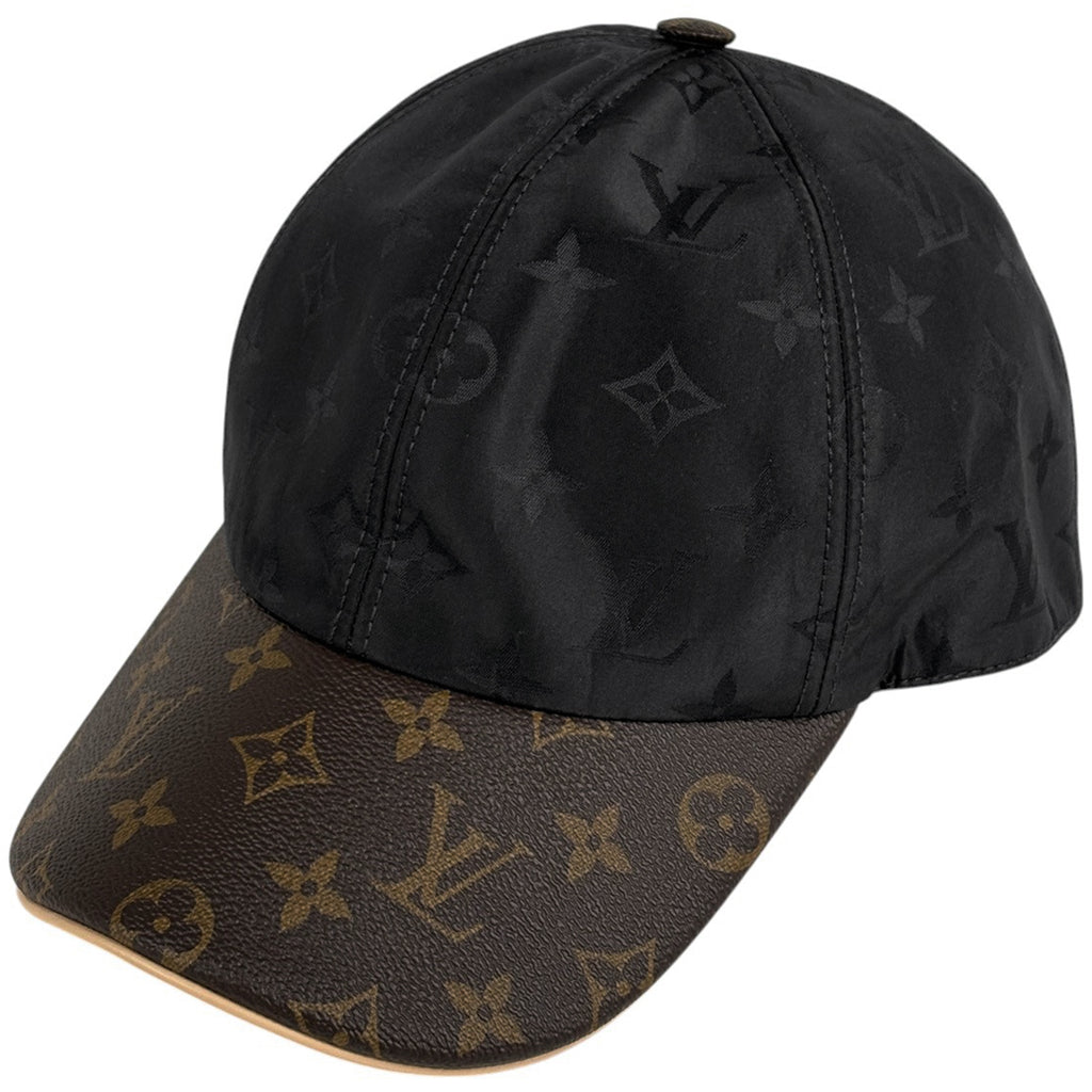 ルイ・ヴィトン キャップ LV ゲットレディー 帽子 キャップ ポリエステル シルク モノグラム ノワール (ブラック) レディース 【中古】brapp
