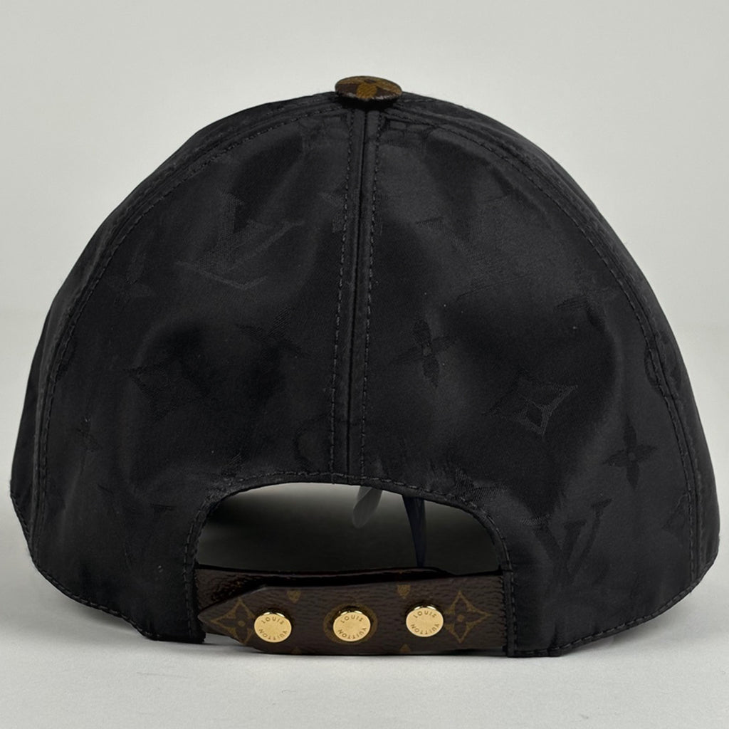 ルイ・ヴィトン キャップ LV ゲットレディー 帽子 キャップ ポリエステル シルク モノグラム ノワール (ブラック) レディース 【中古】brapp