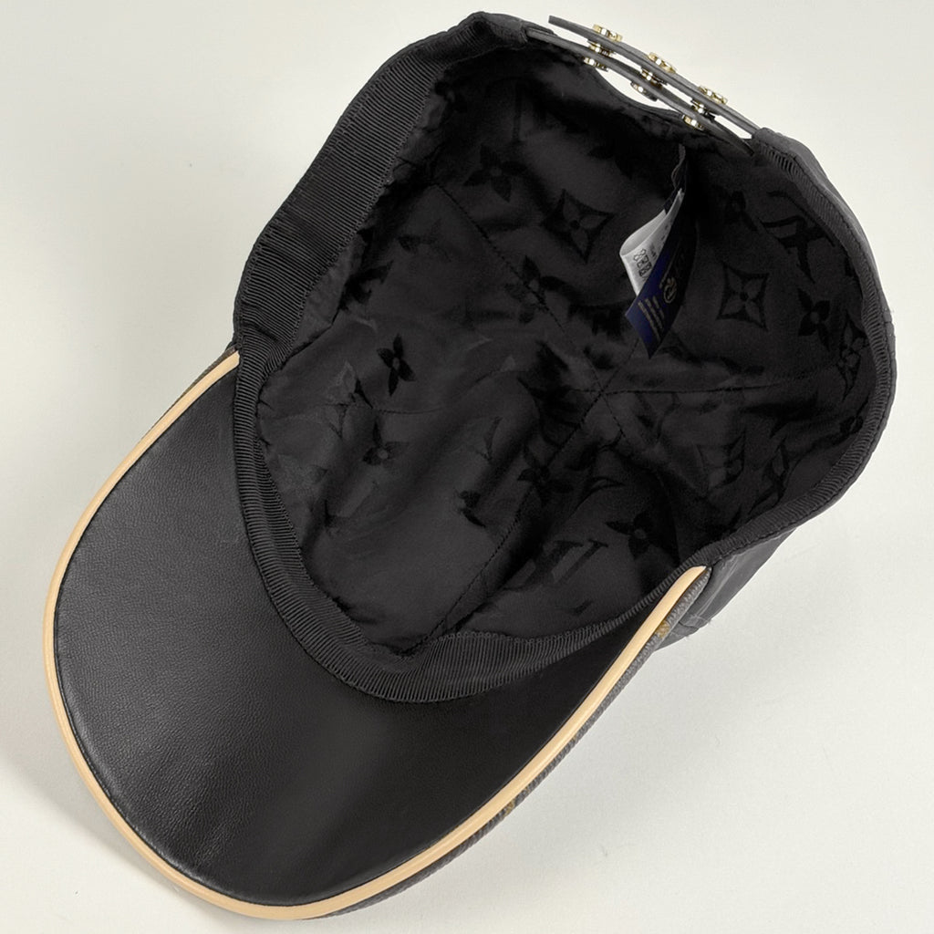 ルイ・ヴィトン キャップ LV ゲットレディー 帽子 キャップ ポリエステル シルク モノグラム ノワール (ブラック) レディース 【中古】brapp