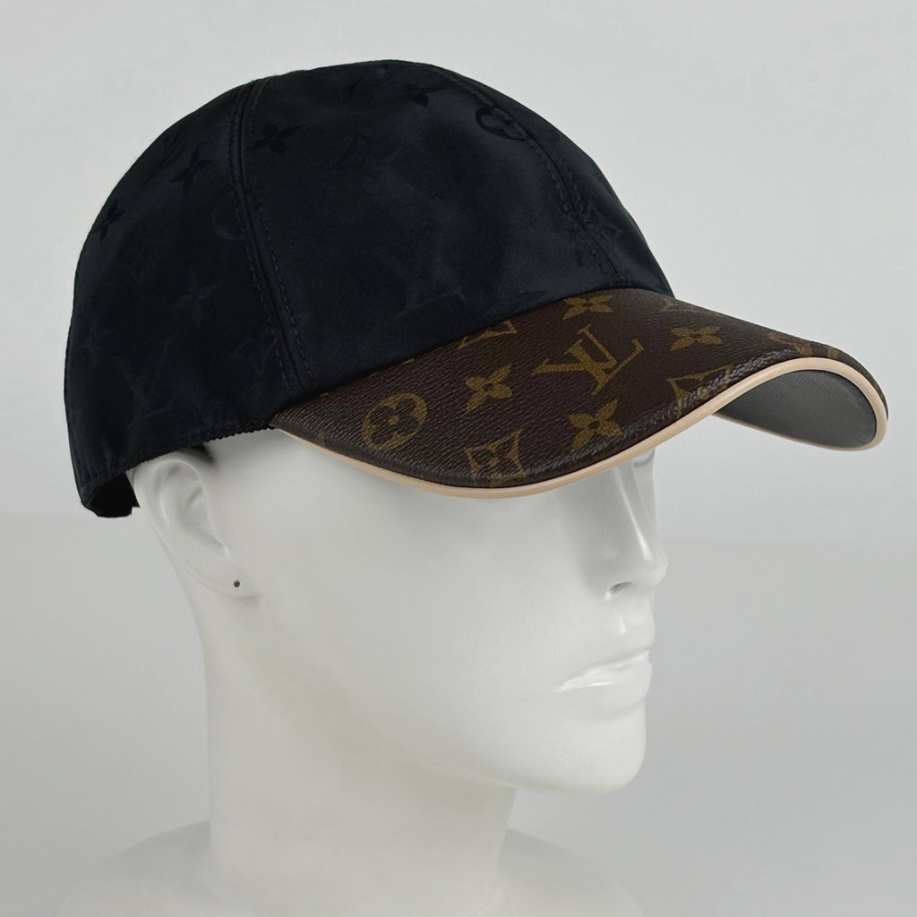 ルイ・ヴィトン キャップ LV ゲットレディー 帽子 キャップ ポリエステル シルク モノグラム ノワール (ブラック) レディース 【中古】brapp
