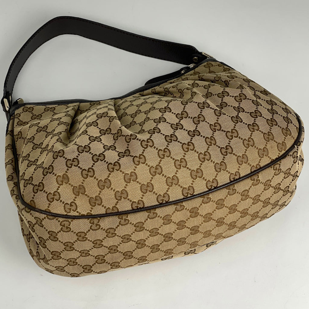 グッチ GG柄 スーキー ショルダーバッグ ワンショルダー 肩掛け ショルダーバッグ GGキャンバス ブラウン 364843 レディース 【中古】brbag