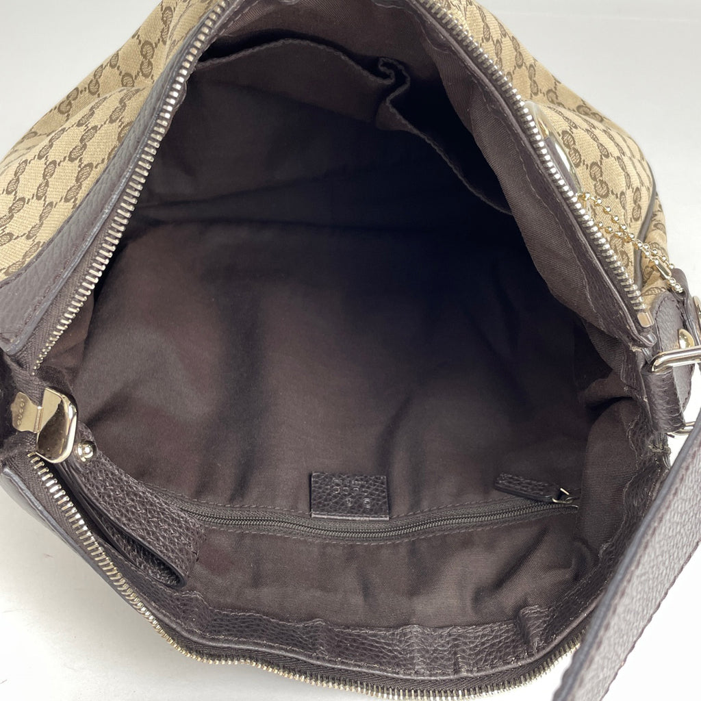 グッチ GG柄 スーキー ショルダーバッグ ワンショルダー 肩掛け ショルダーバッグ GGキャンバス ブラウン 364843 レディース 【中古】brbag