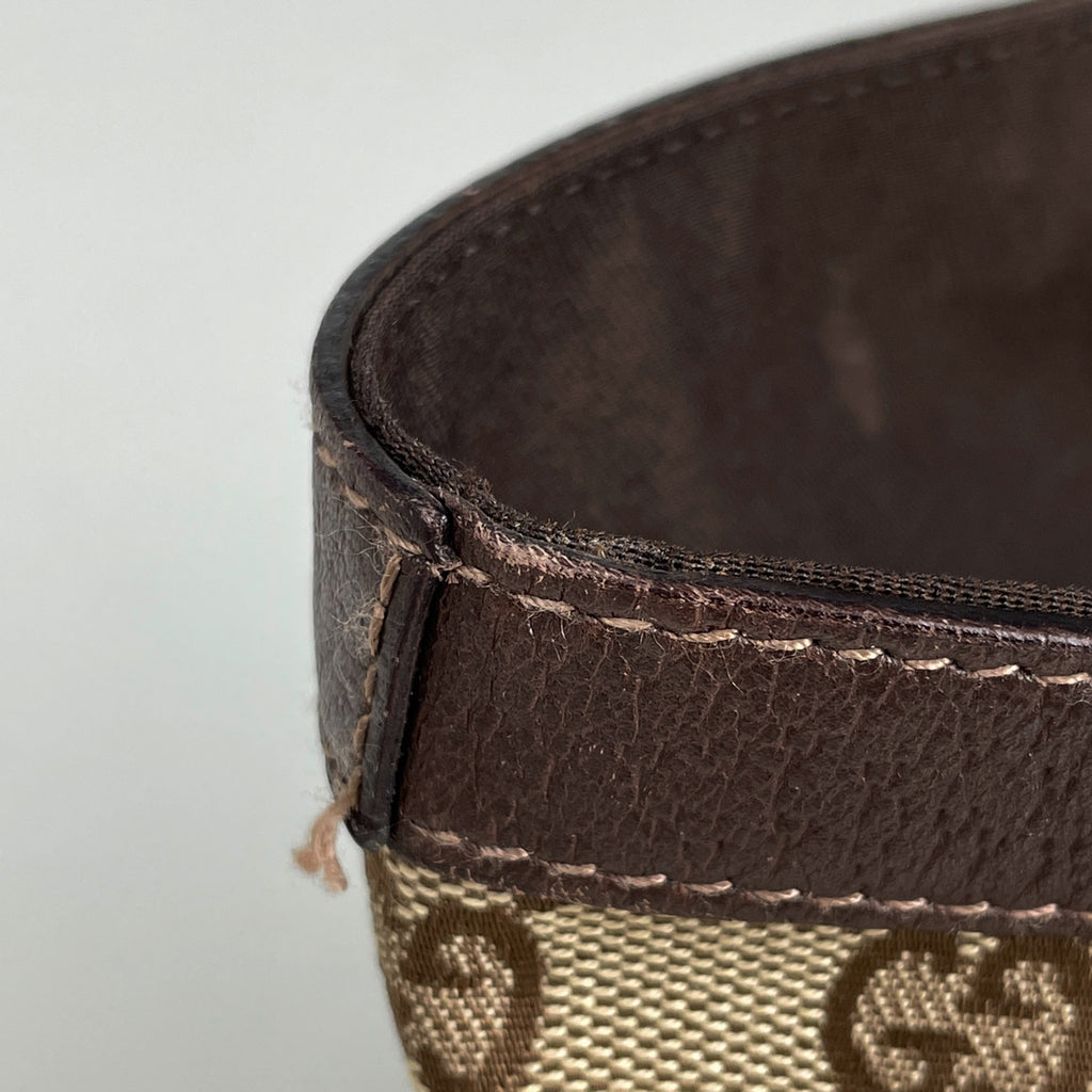 グッチ GG柄 トートバッグ アビー ハンドバッグ トートバッグ GGキャンバス ブラウン 130739 レディース 【中古】brbag