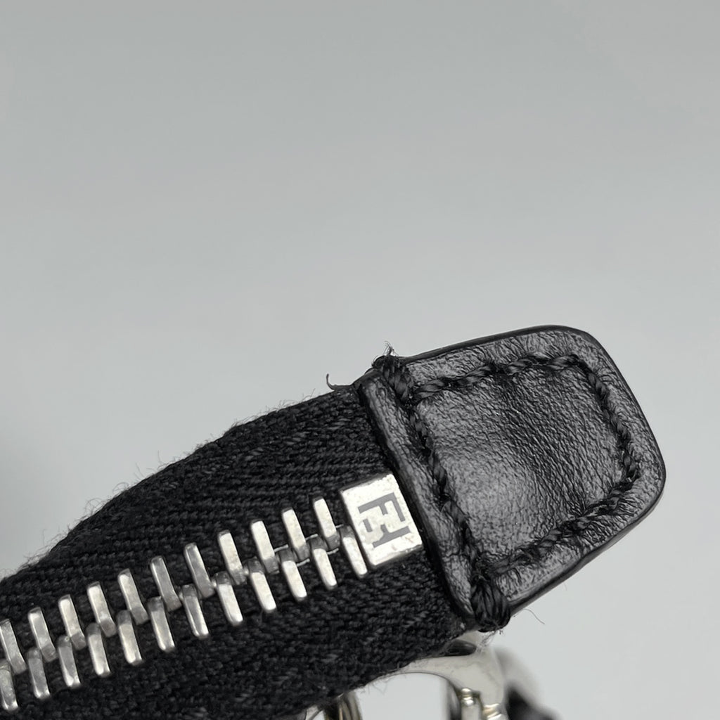 フェンディ ズッカ柄 ショルダーバッグ 2WAY クラッチバッグ ショルダーバッグ レザー ブラック ブラウン 7VA470 レディース 【中古】brbag