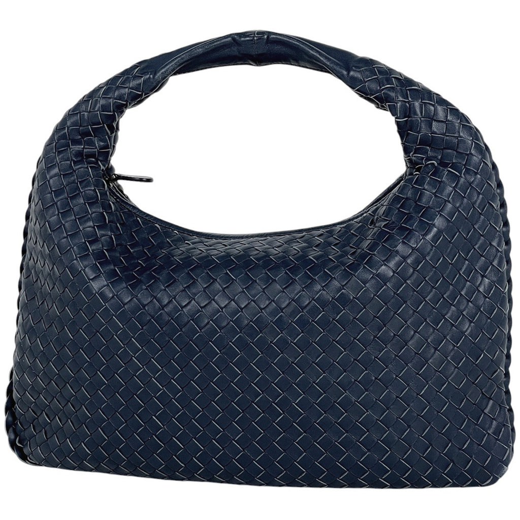 ボッテガヴェネタ イントレチャート ショルダーバッグ ハンドバッグ 肩掛け ショルダーバッグ レザー ブルー 115653 レディース 【中古】brbag