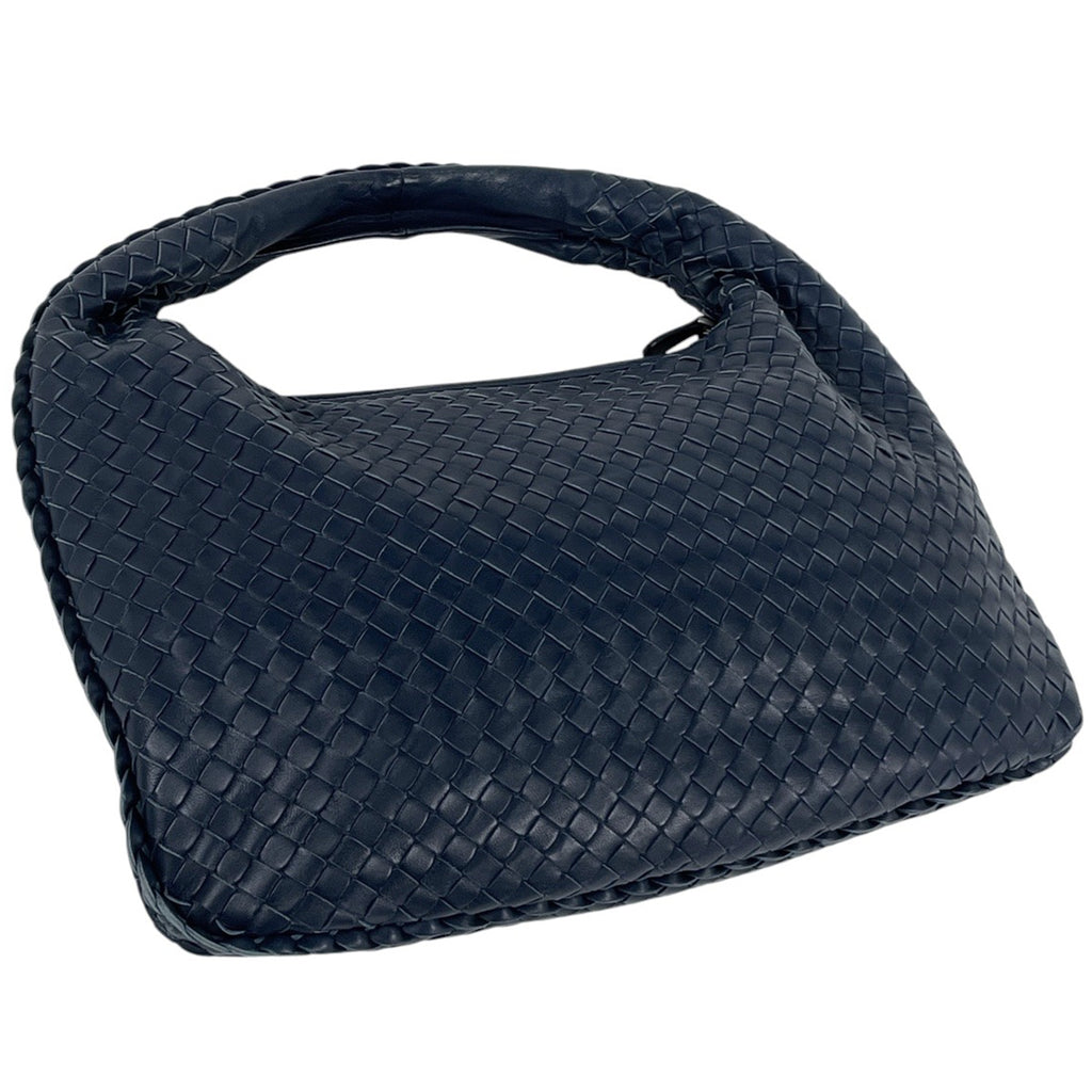 ボッテガヴェネタ イントレチャート ショルダーバッグ ハンドバッグ 肩掛け ショルダーバッグ レザー ブルー 115653 レディース 【中古】brbag