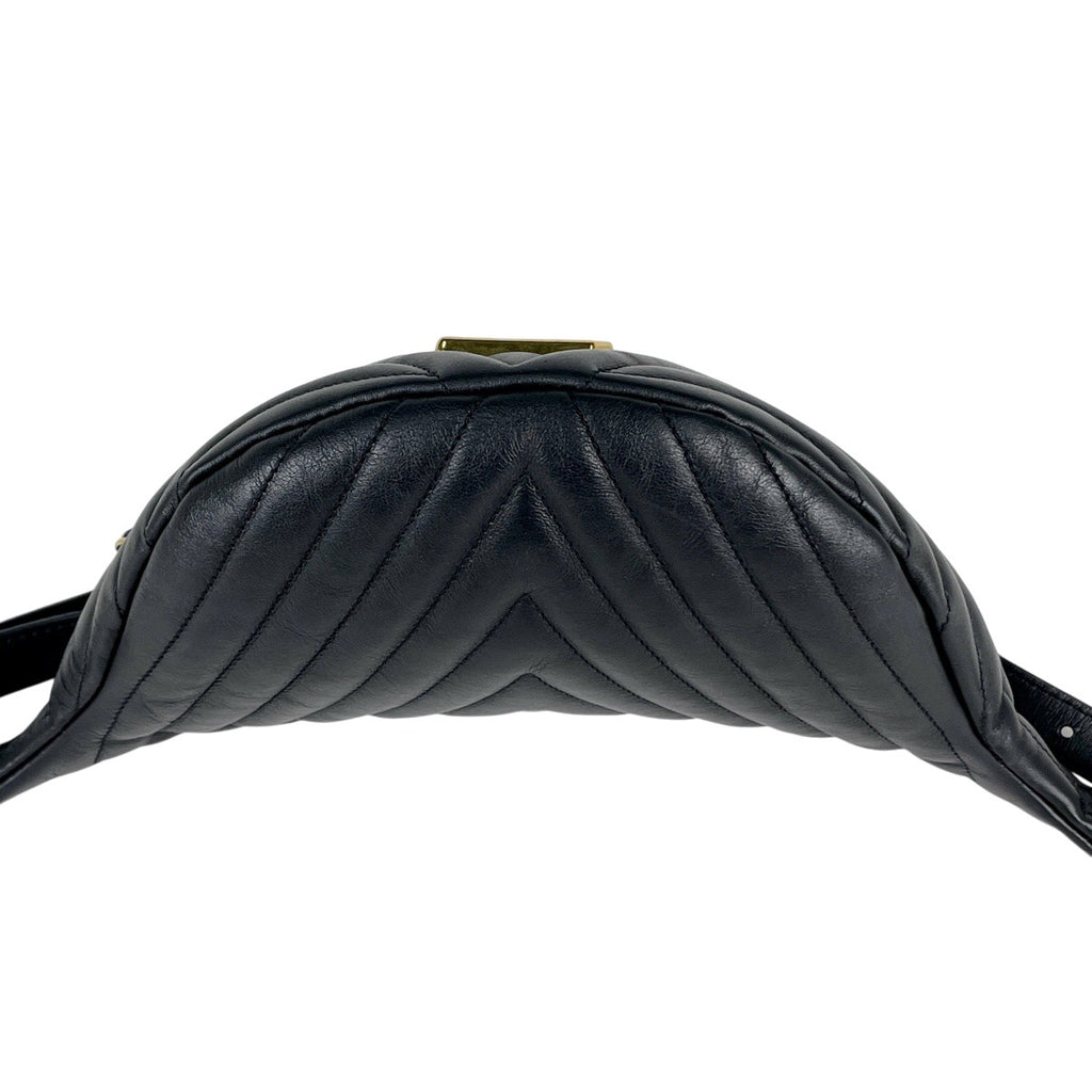 ルイ・ヴィトン ニューウェーブ バムバッグ ウエストバッグ ボディバッグ レザー ノワール(ブラック) M53750 レディース 【中古】brbag