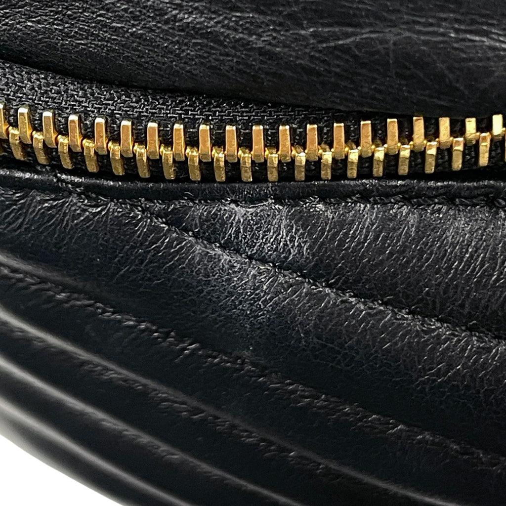 ルイ・ヴィトン ニューウェーブ バムバッグ ウエストバッグ ボディバッグ レザー ノワール(ブラック) M53750 レディース 【中古】brbag