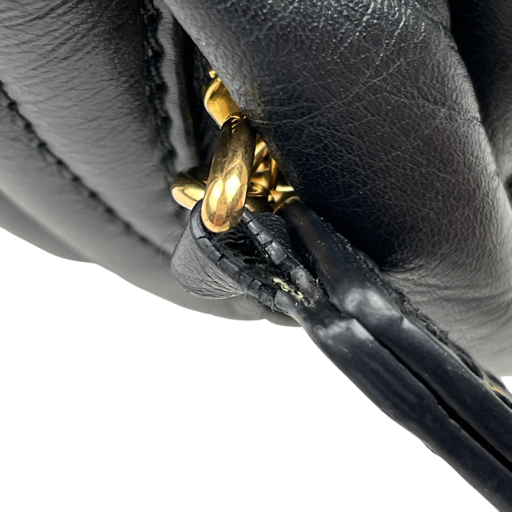 ルイ・ヴィトン ニューウェーブ バムバッグ ウエストバッグ ボディバッグ レザー ノワール(ブラック) M53750 レディース 【中古】brbag