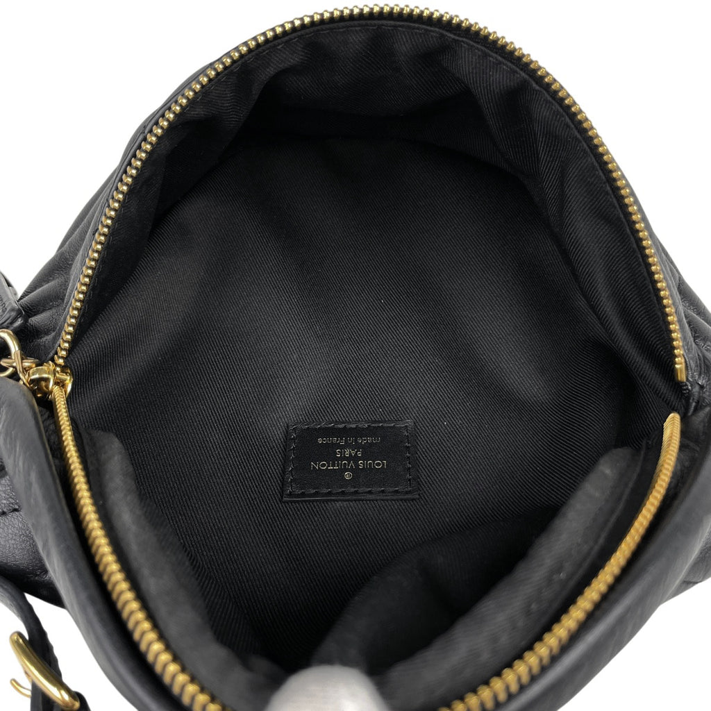 ルイ・ヴィトン ニューウェーブ バムバッグ ウエストバッグ ボディバッグ レザー ノワール(ブラック) M53750 レディース 【中古】brbag