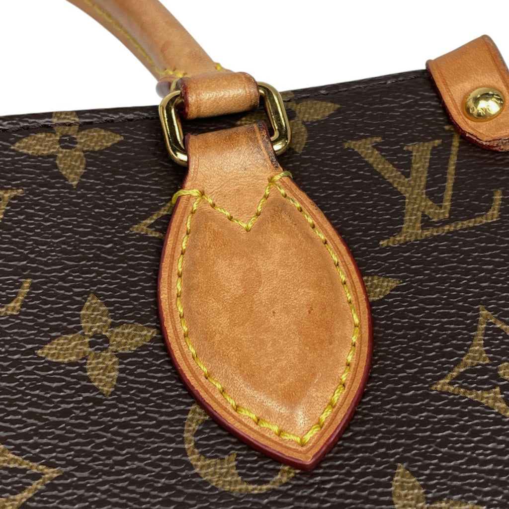 ルイ・ヴィトン サックプラ BB 2WAY ショルダーバッグ ハンドバッグ モノグラム ブラウン M46265 レディース 【中古】brbag