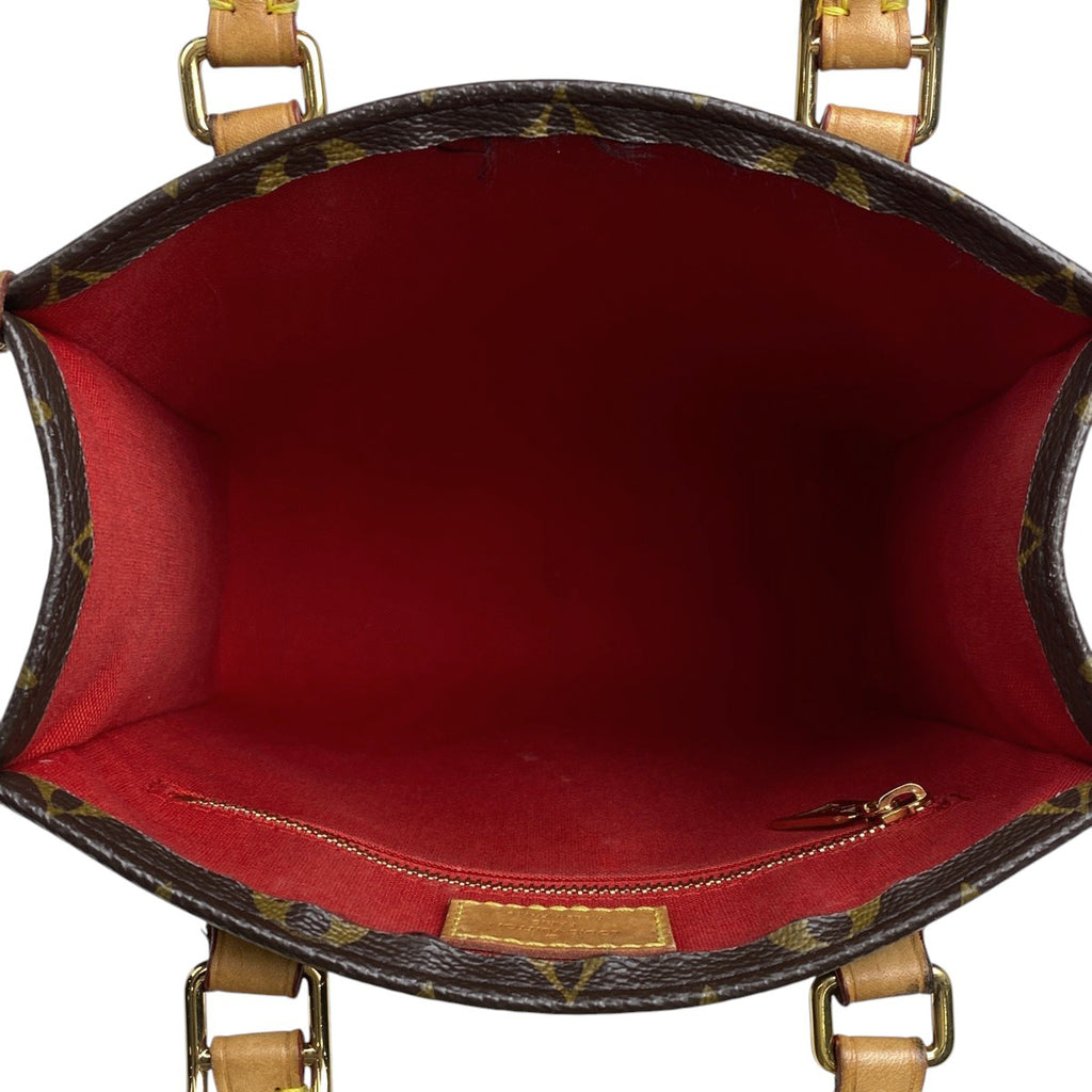 ルイ・ヴィトン サックプラ BB 2WAY ショルダーバッグ ハンドバッグ モノグラム ブラウン M46265 レディース 【中古】brbag