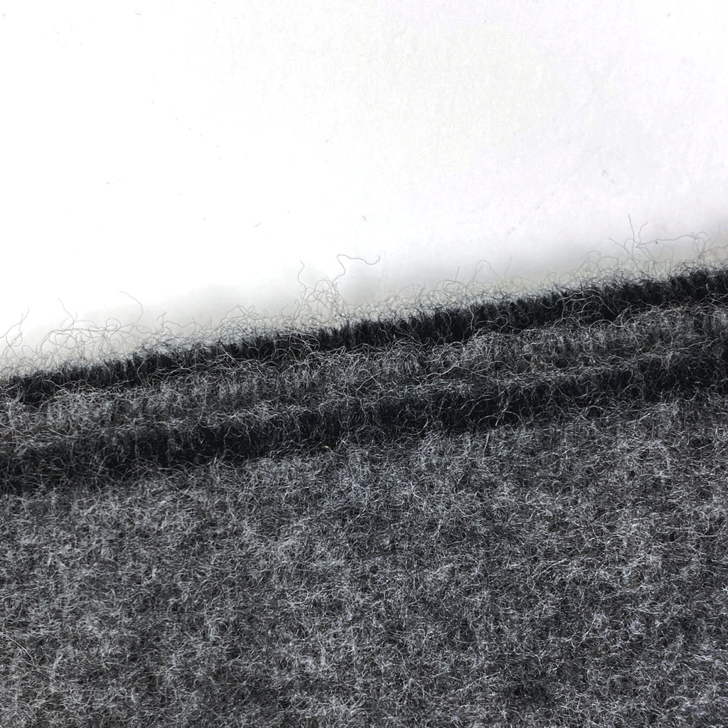 ロエベ アナグラム マフラー バイカラー マフラー ウール カシミヤ グレー レディース 【中古】brbag