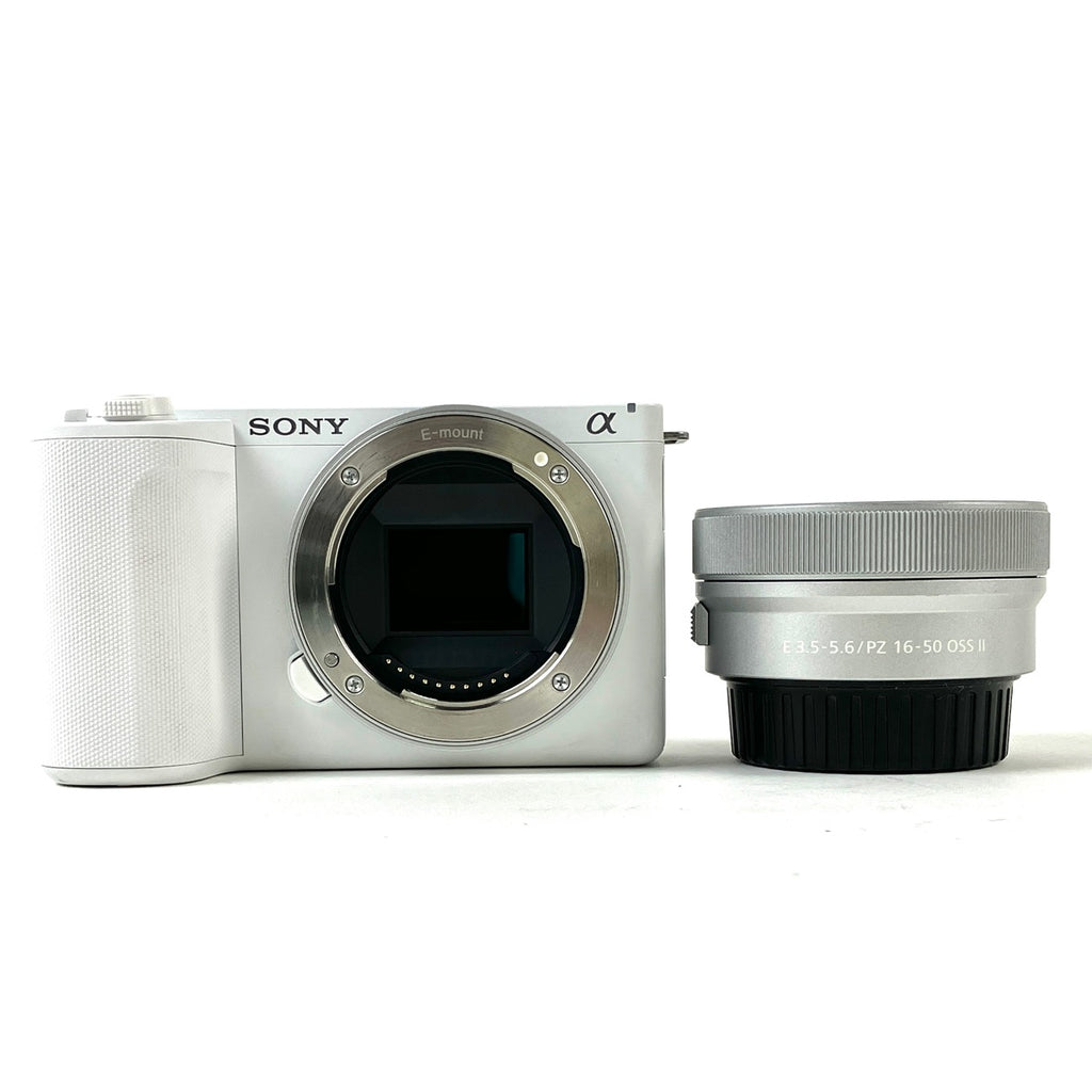 ソニー SONY VLOGCAM ZV-E10 II パワーズームレンズキット ZV-E10M2K W ホワイト デジタル ミラーレス 一眼カメラ 【中古】cambb