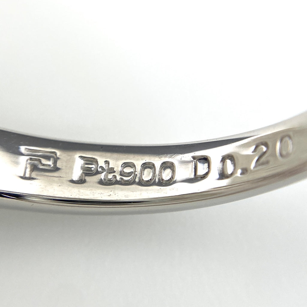ポーラ メレダイヤ デザインリング プラチナ 指輪 リング 11.5号 Pt900 ダイヤモンド レディース 【中古】brjwl