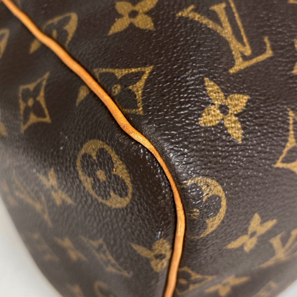 ルイ・ヴィトン スピーディ 40 ボストンバッグ 通勤 ハンドバッグ モノグラム ブラウン M41522 レディース 【中古】brbag