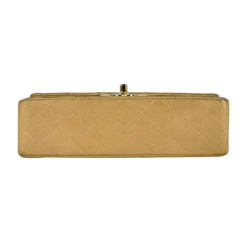 シャネル マトラッセ Wフラップ チェーン ショルダーバッグ ココマーク ショルダーバッグ レザー ベージュ A01113 レディース 【中古】brbag