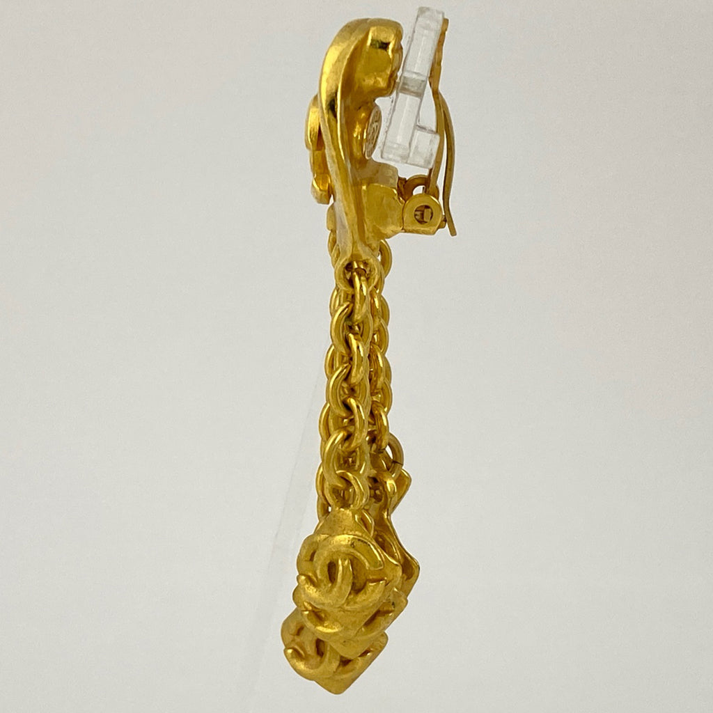 シャネル ココマーク イヤリング スイング ロゴ イヤリング GP ゴールド レディース 【中古】bracc