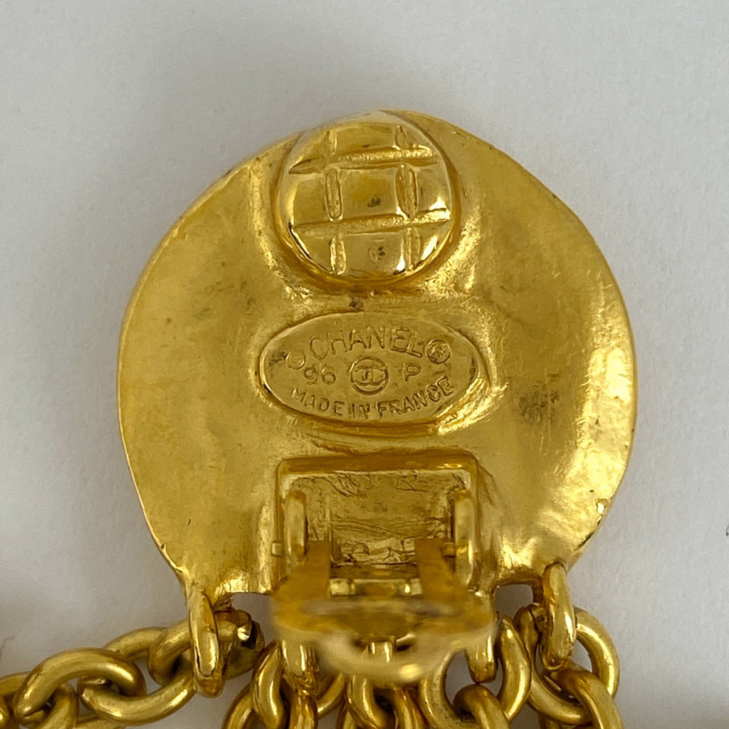 シャネル ココマーク イヤリング スイング ロゴ イヤリング GP ゴールド レディース 【中古】bracc