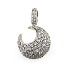 ポンテヴェキオ メレダイヤ デザインペンダントトップ YG イエローゴールド ペンダントトップ 750 ダイヤモンド レディース 【中古】brjwl