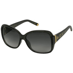 ルイ・ヴィトン オブセッション ラウンド サングラス モノグラム グリッター ラメ サングラス プラスチック ブラック Z1855E レディース 【中古】brbag