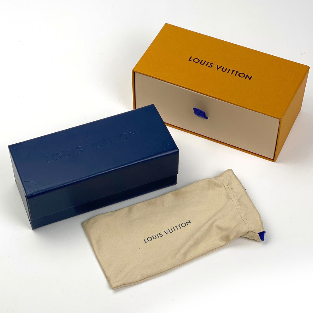 ルイ・ヴィトン オブセッション ラウンド サングラス モノグラム グリッター ラメ サングラス プラスチック ブラック Z1855E レディース 【中古】brbag