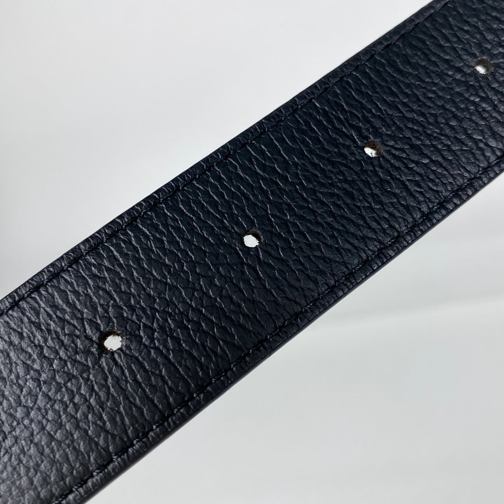 ルイ・ヴィトン サンチュール LV イニシャル リバーシブル ロゴ ベルト モノグラム ブラウン レディース 【中古】brbag