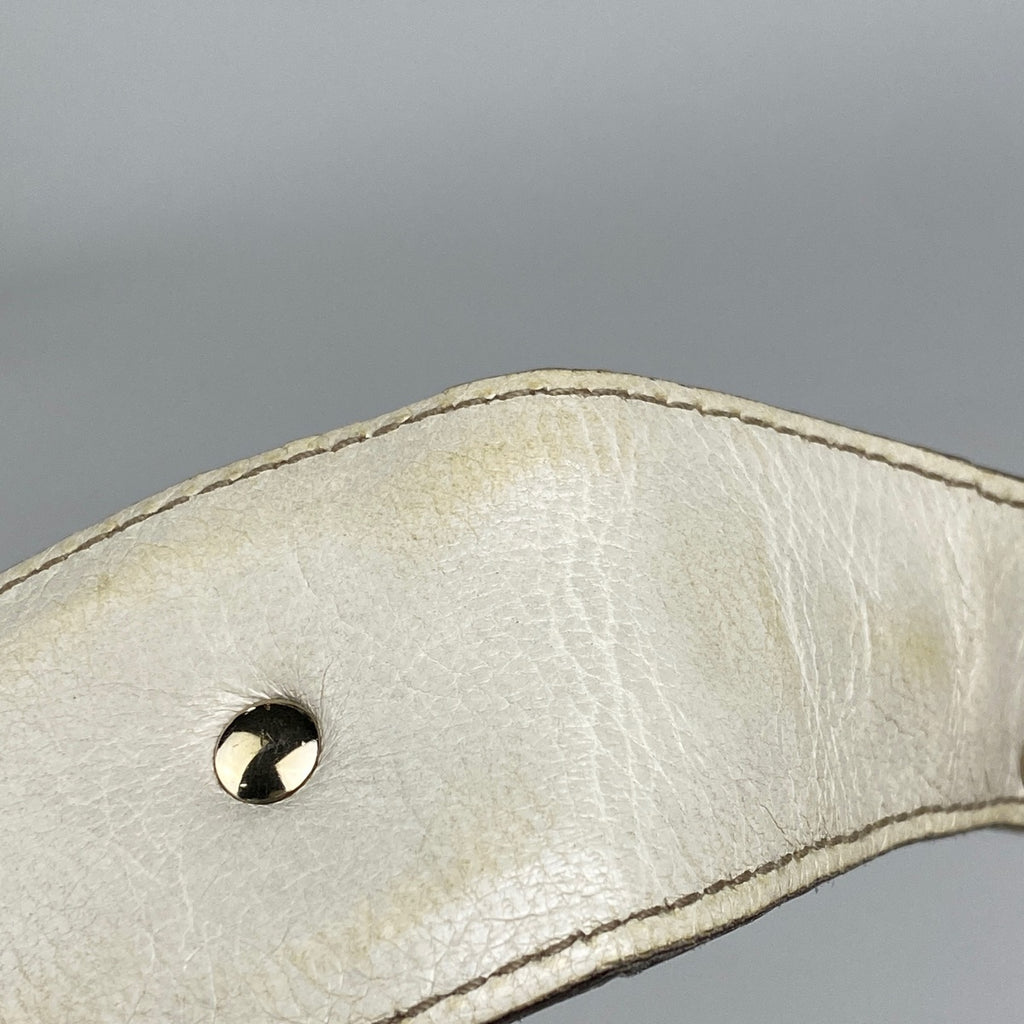 グッチ ホースビット ショルダーバッグ レザー アイボリー 170014 レディース 中古 brbag