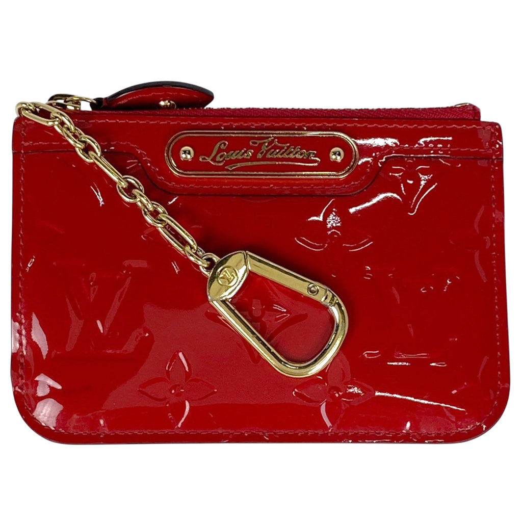 ルイ・ヴィトン ポシェット クレ 小銭入れ キーホルダー コインケース モノグラムヴェルニ スリーズ M90214 レディース 【中古】brbag