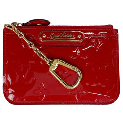 ルイ・ヴィトン ポシェット クレ 小銭入れ キーホルダー コインケース モノグラムヴェルニ スリーズ M90214 レディース 【中古】brbag