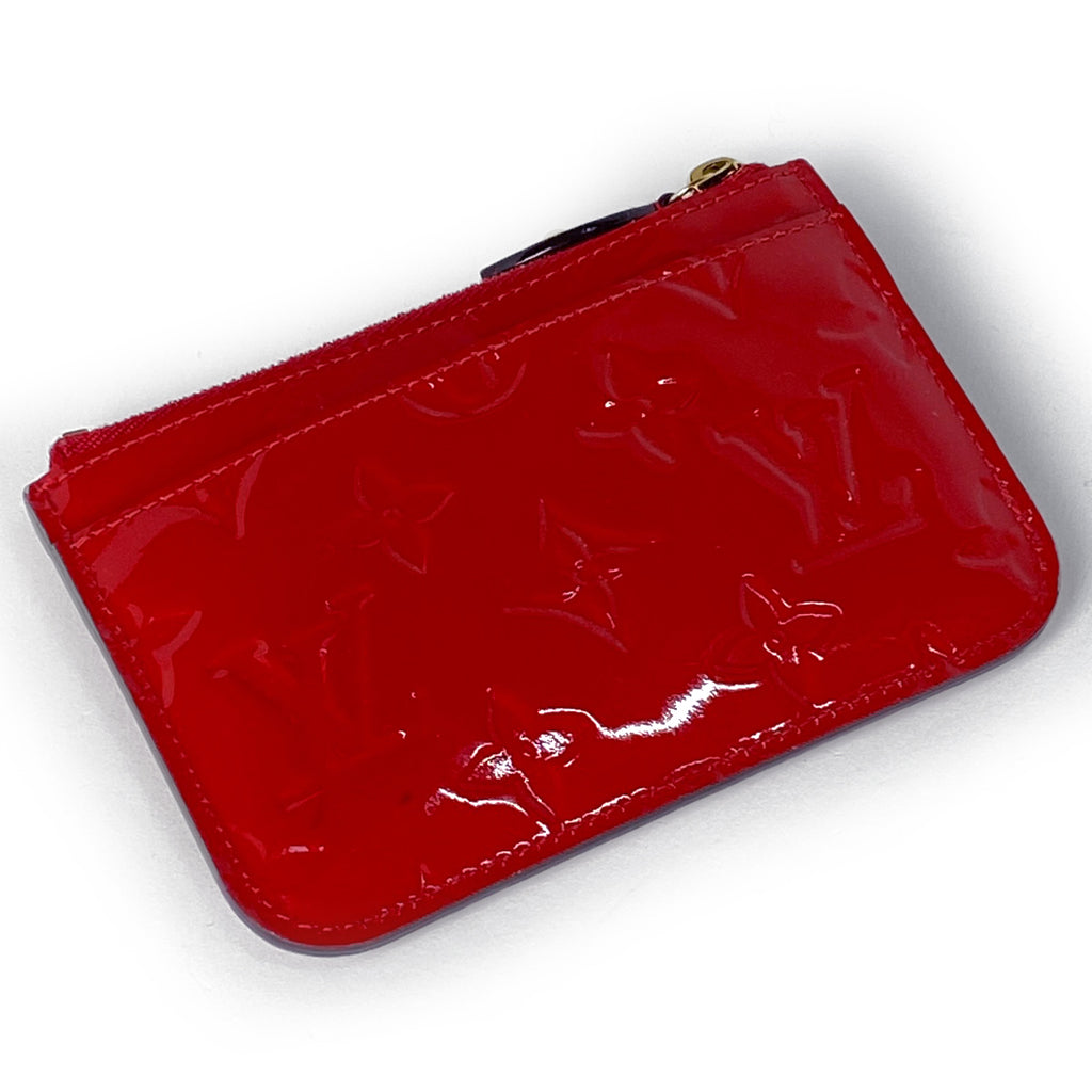 ルイ・ヴィトン ポシェット クレ 小銭入れ キーホルダー コインケース モノグラムヴェルニ スリーズ M90214 レディース 【中古】brbag