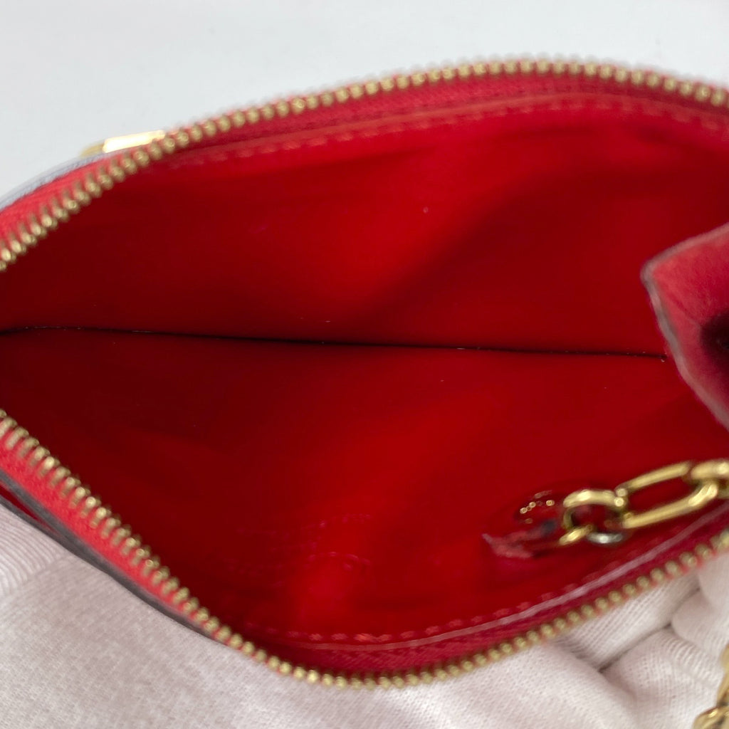 ルイ・ヴィトン ポシェット クレ 小銭入れ キーホルダー コインケース モノグラムヴェルニ スリーズ M90214 レディース 【中古】brbag