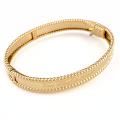 ヴァンクリーフ＆アーペル ペルレシニアチュール バングル YG イエローゴールド 腕輪 バングル 750 レディース 【中古】brjwl